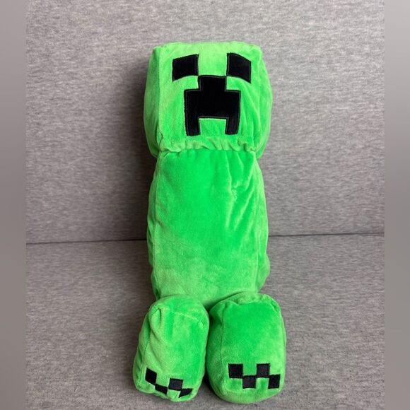 MINECRAFT Mojang Green Creeper Stuffed Animal  20" 2021 Soft Plush - Picture 1 of 4